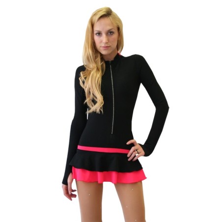 robe de patinage artistique Thuono Performance Training Psyco Red